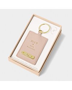 Katie Loxton Birthstone Keyring 'February'